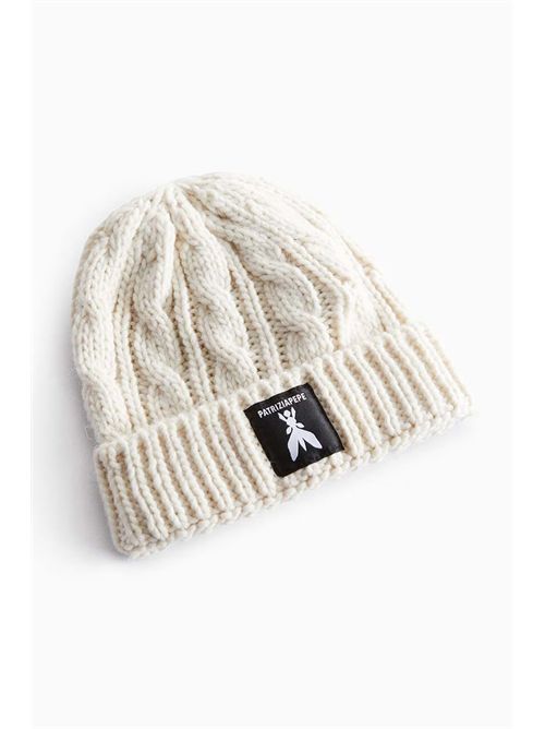 Cappello in maglia bianco PATRIZIA PEPE | 7F0018W146